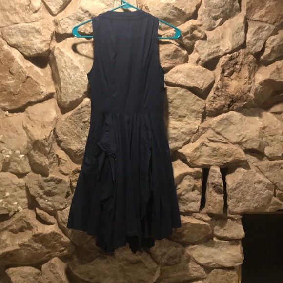 Allsaints Spitalfields Navy Blue Dress - Picture 5 of 8